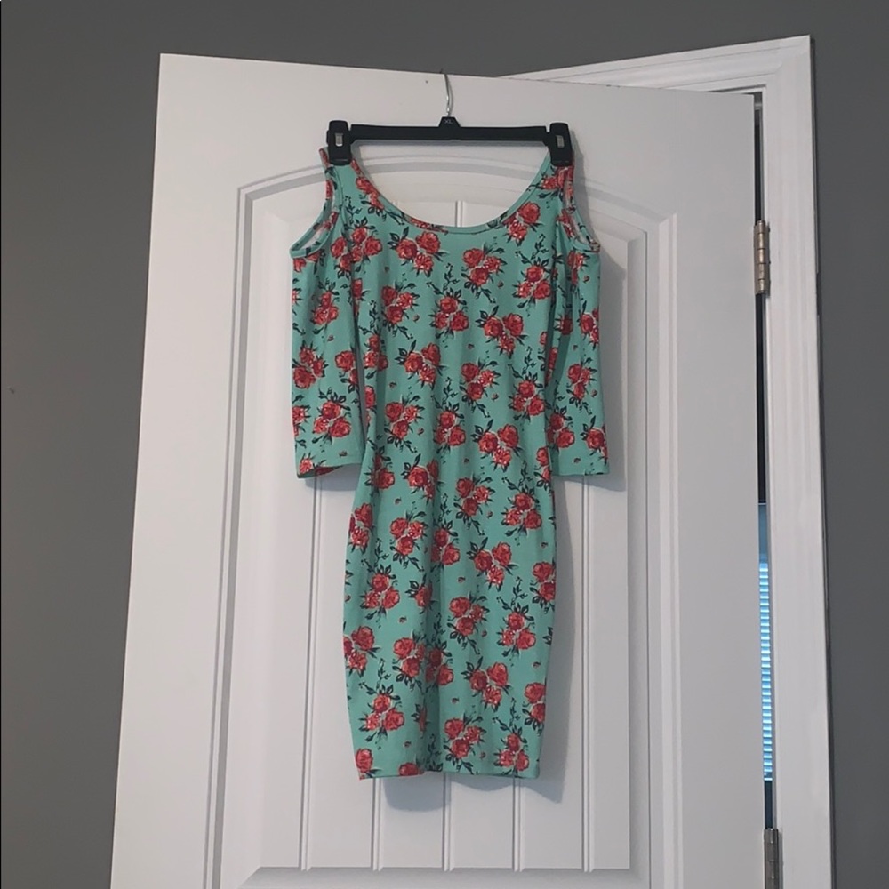 Flower Bodycon Dress